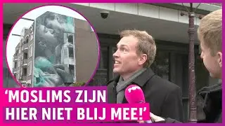 Zoenende mannen prominent in Amsterdams straatbeeld: ‘Veel ophef!’