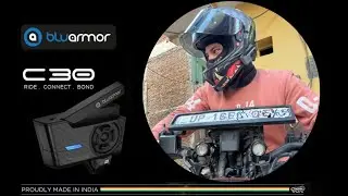 ⚡ BlueArmor C30 Unboxing: The Best Bluetooth Intercom for Riders? 🛵🔊 Bikeaholic 📍#bluearmor