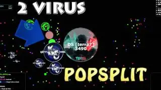 Gota.io 2 VIRUS POPSPLIT? TRICKSPLITS! POPSPLITS!