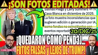 DESMENTIDOS EDITARON FOTOS y VIDEOS SEGUN IA &iexcl;QUEDARON COMO P3NDEJ... FOTOS FALSAS y LEJOS DE TRUMP!