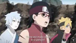 Boruto Mitsuki & sarada vs Lord ku (oonoki death)