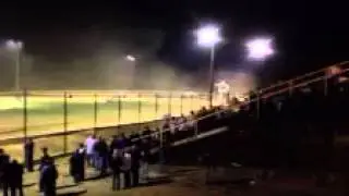 Brad Buck taking the Checkered at NEA Speedway
