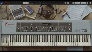 AX73 VST &mdash; винтажный синтезатор 1980-х годов (Martinic) &mdash; предварительный просмотр 32 звуковых па...