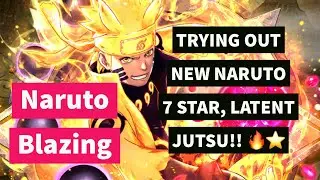 TESTING OUT *7 STAR NARUTO* NEW LATENT JUTSU! ⭐️ | Naruto Blazing