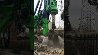 Excavator Drilling Machine Piling Rig Cat Chassis Augers Specification KR150C