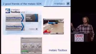 Ben Blachnitzky, metaio, AR SDK Tutorial at AWE 2013
