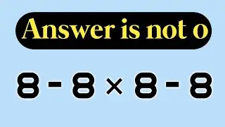 8 - 8 &times; 8 - 8 = ? / PEMDAS rules question Simplification / Basic maths question