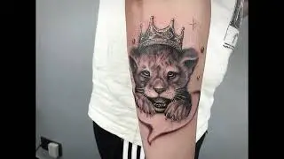 Cute little tiger tattoo | Favvosee tattoo show