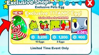 New Update Xmas Part 2 - TITANIC Huge Cat in Pet Sinulator X