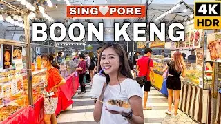 Singapore City | Boon Keng Night Market 🇸🇬🌃🌭🍔🍗