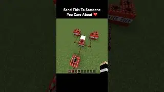 Minecraft TNT Heart Moment #meme #shorts