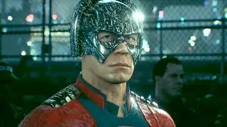 PEACEMAKER [PC Mod Suit] Gameplay in Batman Arkham Knight