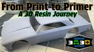 3D Resin Body &mdash; от печати до грунтовки