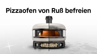 Gozney Dome Pizzaofen von Ru&szlig; befreien. So einfach geht es.