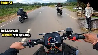 BILASPUR TO VIZAG ANDHRA PRADESH RIDE -3 | ARKU TO VIZAG | 1800KM Road Trip