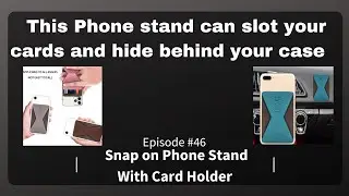 Make Phone Stand with this Snap on Card Holder    . Singapore Corporate Gifts show#46