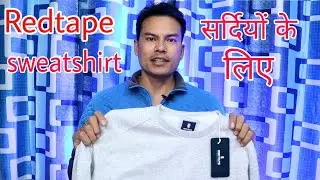 Red Tape Sweatshirt || Amazon winter cloth || winter sweatshirt || Gs Quality Products