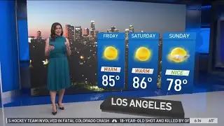First Alert Forecast: Temperatures like summer