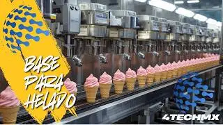 Producción de base para Helado en Pasteurizador Lento 4Techmx