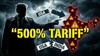 Trump ka 500% Tariff Bomb 💣 | India Economy par Sabse Bada Attack?#india 