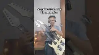 haa momentos que na vida pensamos em olhar a tr&aacute;s #doubleneckguitar #gospelcover #tappingguitar #fe
