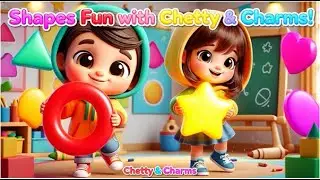 &ldquo;Learn Shapes with Dancing! Circle, Square, Triangle & More | Chetty & Charms | Kids Learning Video&rdquo;