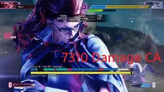 Street Fighter 6 : C Viper HIGHEST Max damage Combo 7310 Optimum cashout