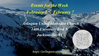 Arlington United Methodist Church Events - February 1 - 7, 2026