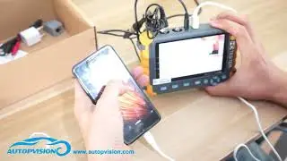 A mini monitor help  to install the AHD CVI TVI  CVBS cameras for car bus easily