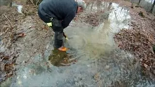 Unblocking a Culvert in the Woods AGAIN