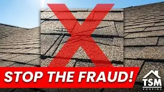 Roofing Insurance FRAUD - TEXTBOOK