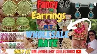 Fancy Indian Earring Collection/Best Quality Premium Earring Wholesale 2023/Sasti Jewelery Wholesale
