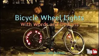 Bicycle Wheel Lights With Some Words - Smart Gadget Reviews