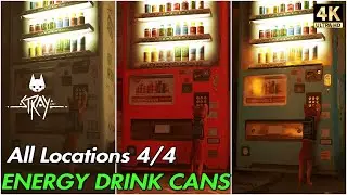 Stray - All Energy Drink Locations - Trade with Barterman - 4/4 Vending Machines