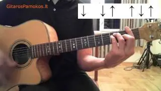Tipiškas lietuviškas popsinis priedainis - Gitaros pamoka
