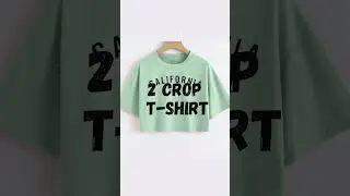 Trendy T- Shirt Idaes for Girls 2025  Part 1