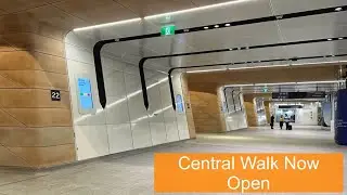 Sydney Trains Vlog 1998: Central Walk Now Partially Open