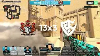 PLAYOFFS contra SOLID c/ COMUNICAÇÃO! - Bad News Chickens vs TeamSolid no CCT