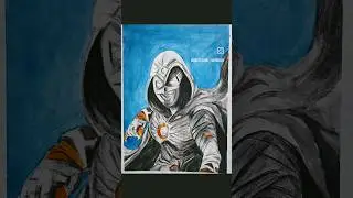 Moon Knight - Watercolour Fanart #drawing #fanart #marvel #moonknight #watercolor #speedpaint