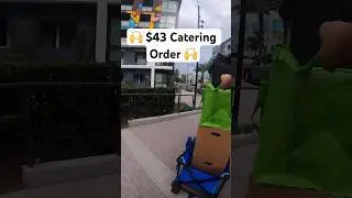 This $43 Catering Order Was a DISASTER!!! #para #catering #delivery #ev #deliverydriver #ubereats