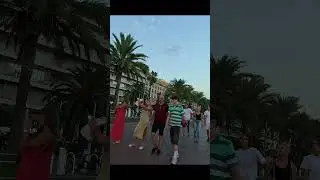 NICE FRANCE 2025 4K BEACH WALK TOUR #nice #street #walking #walktour #travel #vlog  #summer #beach