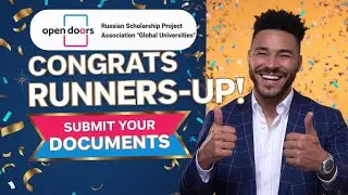 Open Doors Scholarship Runners-Up Update: Submit Your Documents Now!