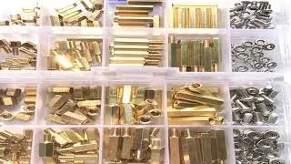 240~120pcs M2 M2.5 M3 M4 Male Female Brass Hex Column Standoff Support Spacer Pillar Screw Nut For P