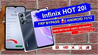 Infinix Hot 20i FRP Bypass without PC working solution 2026 method free solution