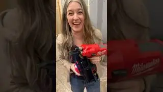 Первый раз попробовал гвоздезабивной пистолет Milwaukee #diy #milwaukeetools #milwaukee