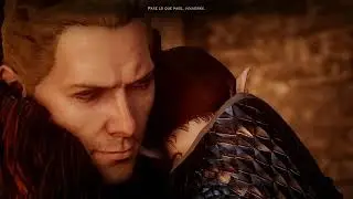 Dragon Age Inquisition - Cullen Romance after coming back from Mythal (spanish subs) + kiss scene