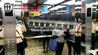 Generic Traction Lifts / Elevators with Foot Pedals - The Park Pejaten, Jakarta