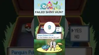 SHINY PIPLUP FAIL on Reset 6189 #pokemon #pok&eacute;monplatinum #gaming #shinypokemon #fulloddsshiny