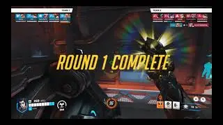 Overwatch 2 : (Competitive: Gold 2) King's Row - Round 1 Highlights (Lifeweaver)