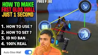 HOW TO MAKE FAST & PRO GLOO WALL IN FREE FIRE | AUTO GLOO WALL APP ID NO BAN??